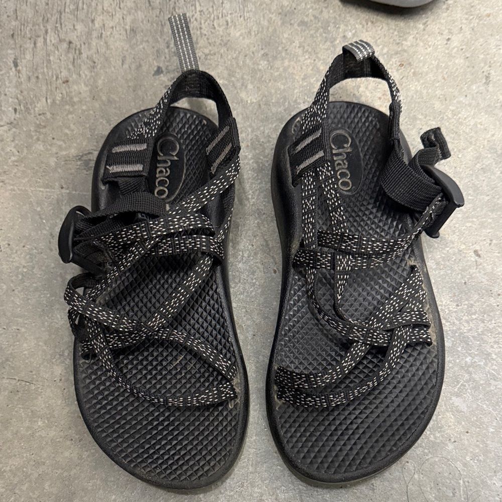 Chaco Black Strappy Sandals